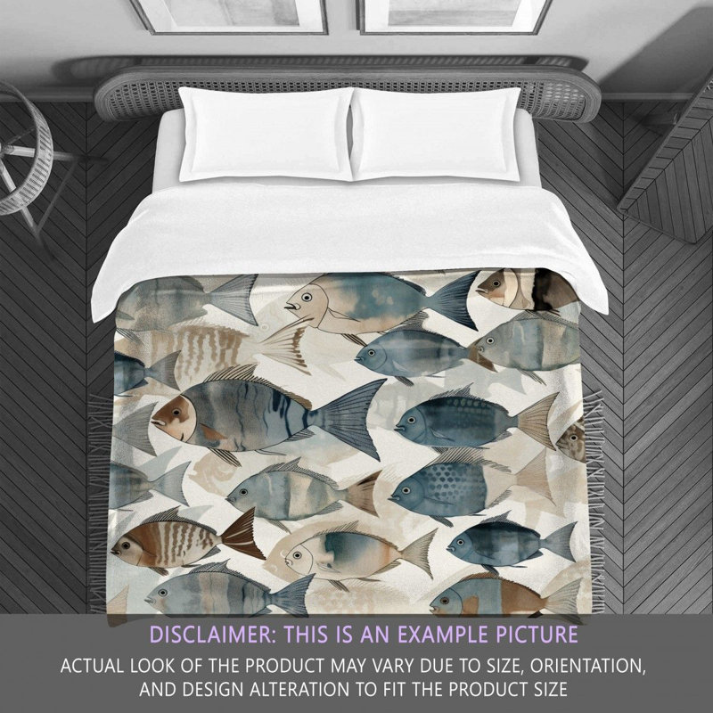 Fish Bedding, Queen Comforter