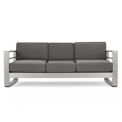 3 SEATER SOFA W/ METAL TRAY
