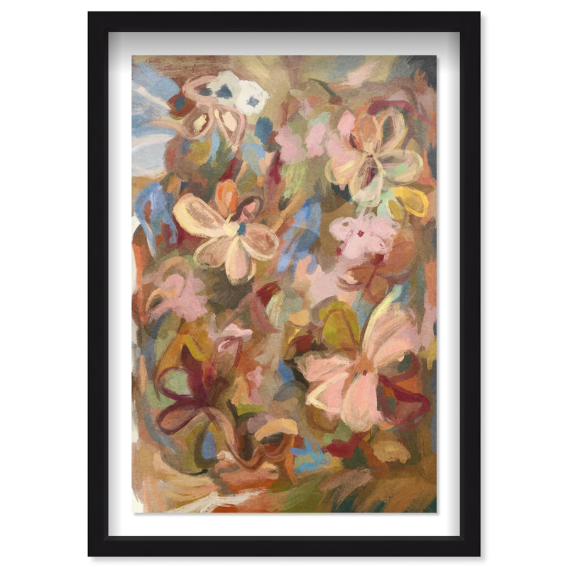 Moving Eden II Print by Oliver Gal, 31.5"H x 21.5"W, Black Shadowbox