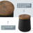 Kanauga Concrete Outdoor Side Table