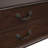 Solid Wood Half Moon Console Table with Drawers, 43 Inch Curved Retro Sofa Table for Entryway, Made of Pine with Roman Legs and Espresso Finish-472892201