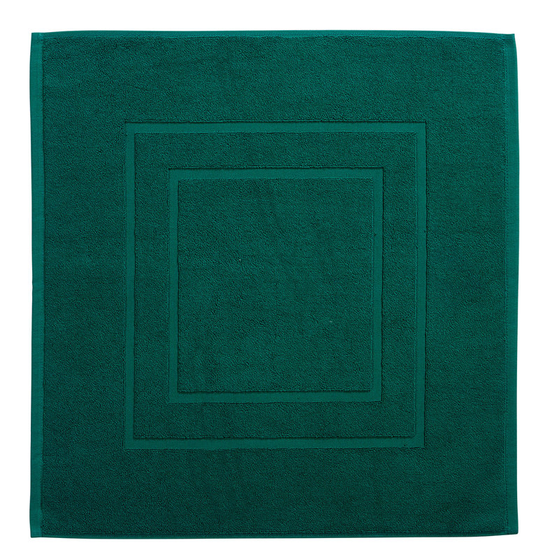 Brixton 100% Cotton Towelling Mat, Emerald