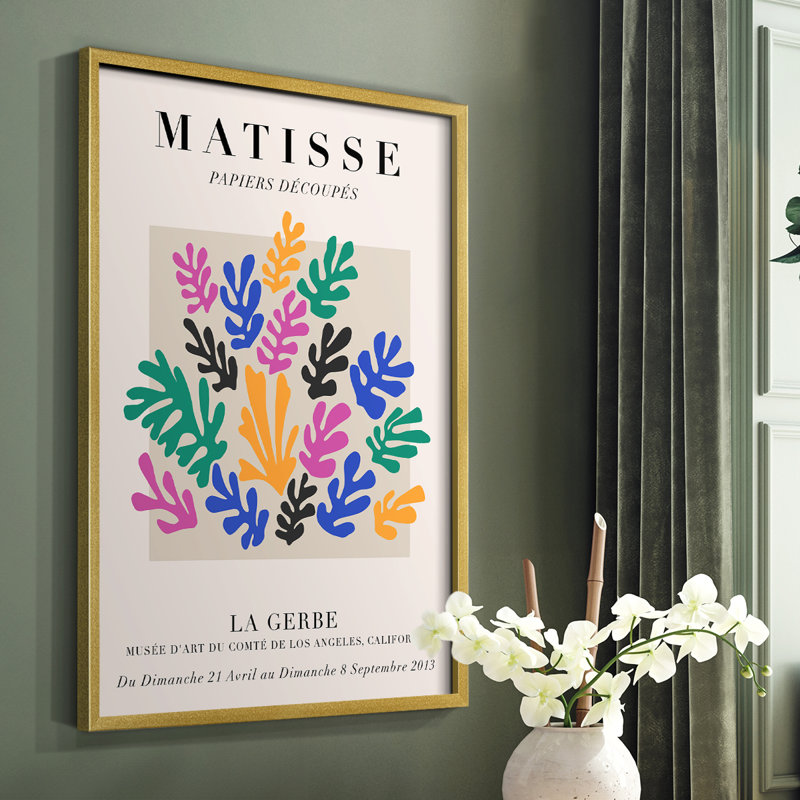 Matisse XC Framed Print - Solid Wood, 28" H x 22" W