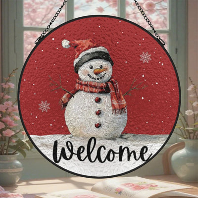 Welcome Snowman Winter