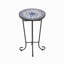 Table d'appoint de patio avec tablette