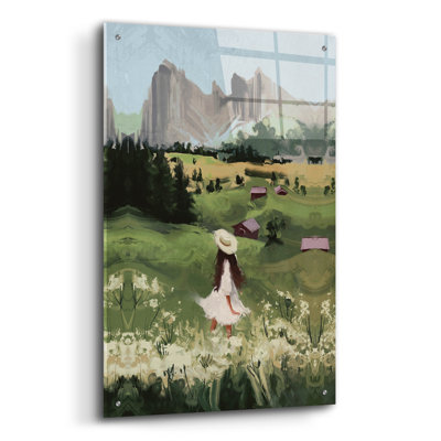 Art mural en verre acrylique