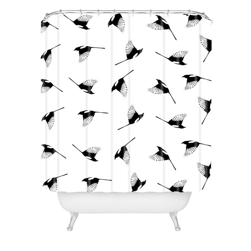 Rideau de douche simple elisabeth fredriksson pops