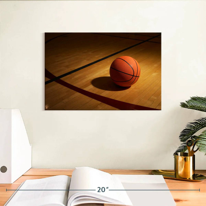 Ballon de basketball Sireci, H 8 po x l 12 po