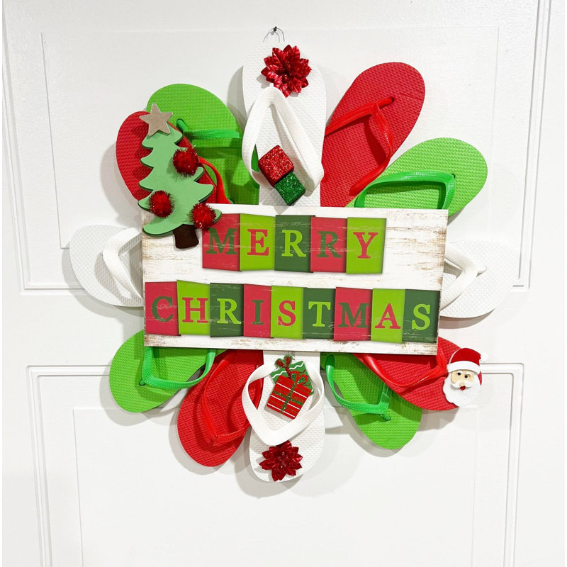 Couronne, « Merry Christmas » (Joyeux Noël)