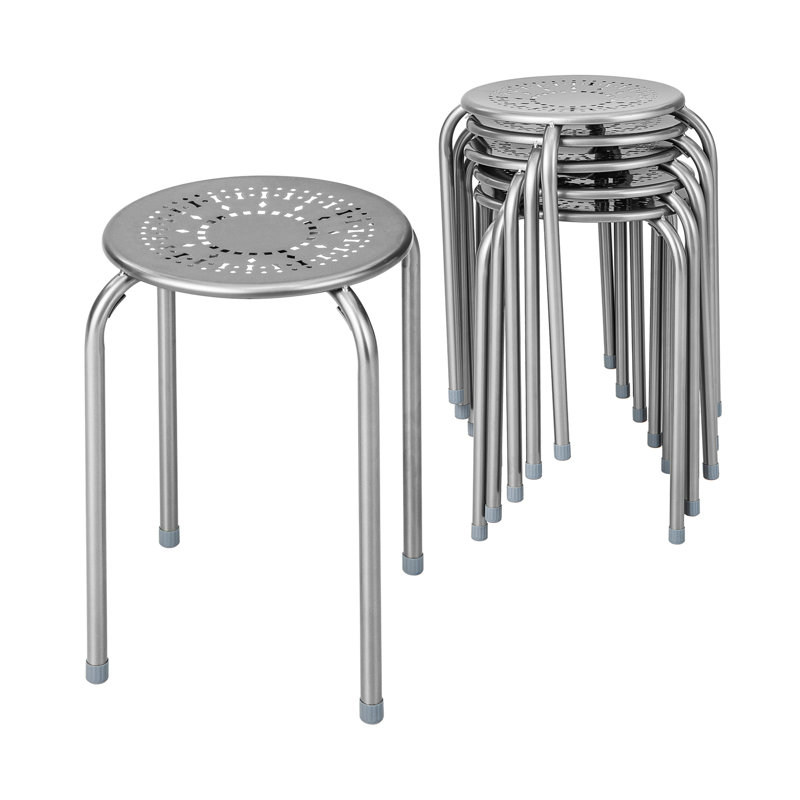 Brander Steel Accent Stool