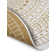 Round Oriental Indoor / Outdoor Area Rug