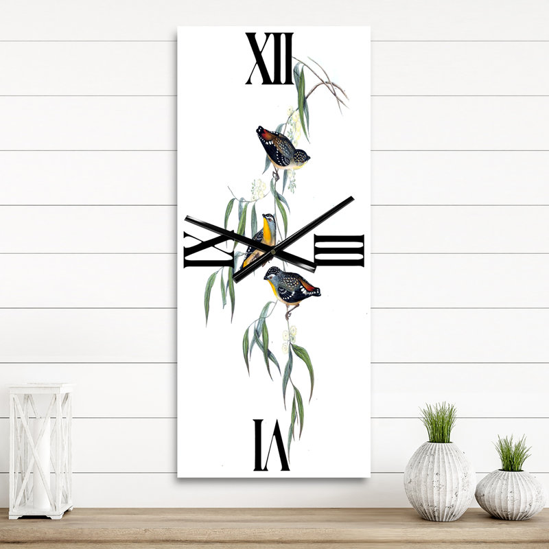 Horloge murale Bird Life III, Petit