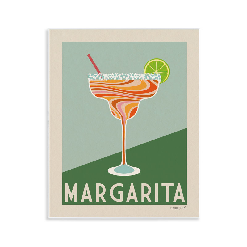  Art rétro sur plaque margarita tourbillonnant par Danhui Nai