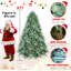 Arbre de Noël automatique bleu PE / PVC avec support en métal-1462785405
