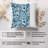 Botanical Blue Flower Pattern I Cottage & Cottagecore-1072365946