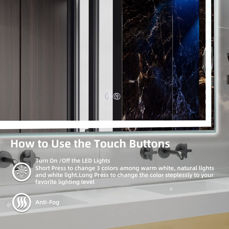 Gulesta Rectangle Wall Mirror, 24" x 32"