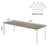 Myrtes 78.7'' W Rectangle Writing Desk