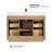 Cloverfield 48'' Single Bathroom Vanity with Cultured Marble Top-93496159-93496160