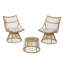 Chaise et table d'appoint