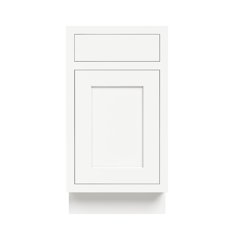 Armoire de base standard de cuisine prête à assembler l 18 po x H 34,5 po x P 25 po CASAINC, W18"x H34.5"