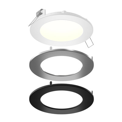 Khari Selectable Color Temperature Dimmable Air-Tight IC Rated LED Canless Recessed Lighting Kit