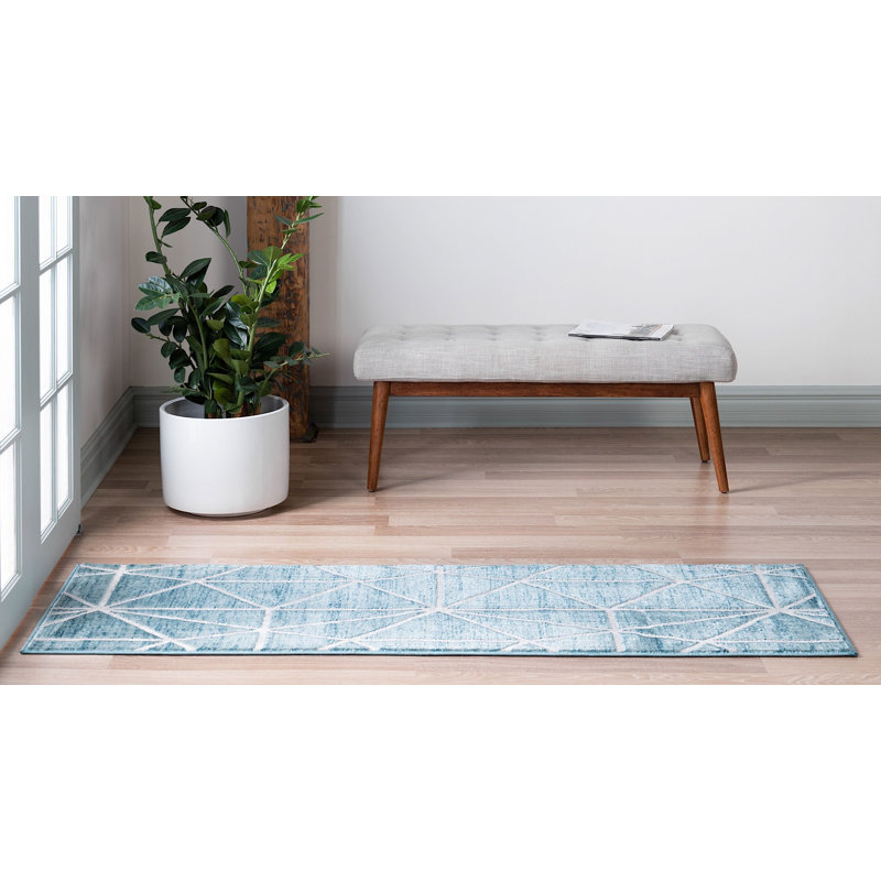 Clidy Abstract Indoor Rug, Runner 2' x 6'