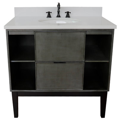 Ensemble de meuble-lavabo simple 37 po