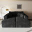 Canapé-lit rembourré avec assise profonde en velours côtelé Compression-869249624