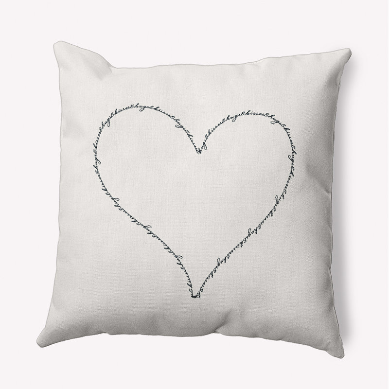 Housse de coussin décoratif en polyester / mélange de polyester par E by Design, Noir / blanc, 20 po x 20 po