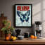 Butterfly In Blue Japandi - Print-136648953-136648951