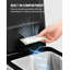 Kitchen Bin, Recycling Bins, Pedal Bin with Lid, Stainless Steel Kitchen Bins Recycling and Waste, Silent Slow-Down Closing Lid, With 15 Exclusive Trash Bags-124546711-124546715