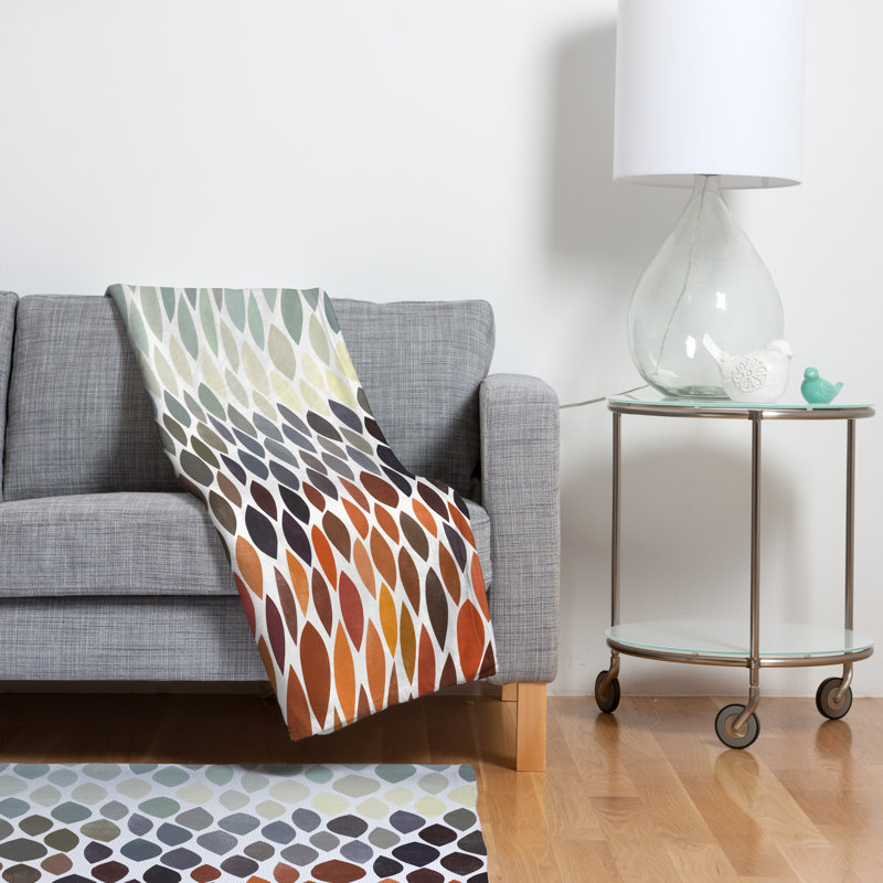 Garima Dhawan Hand Woven Throw Blanket, 60" H x 80" W x 1.5" D