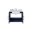 Ensemble de meuble-lavabo, comptoir en marbre de Carrare et robinet (sans évier)-212003829-212003830