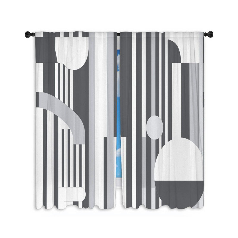 Makyia Room Darkening Curtain Pair, 20" W x 63" L