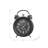 Clocks, 12" Round, Gear Mechanism, Table Clock, Black, Transitional