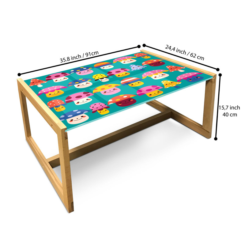 Jalees Coffee Table, 90cm H x 62cm W x 40cm D