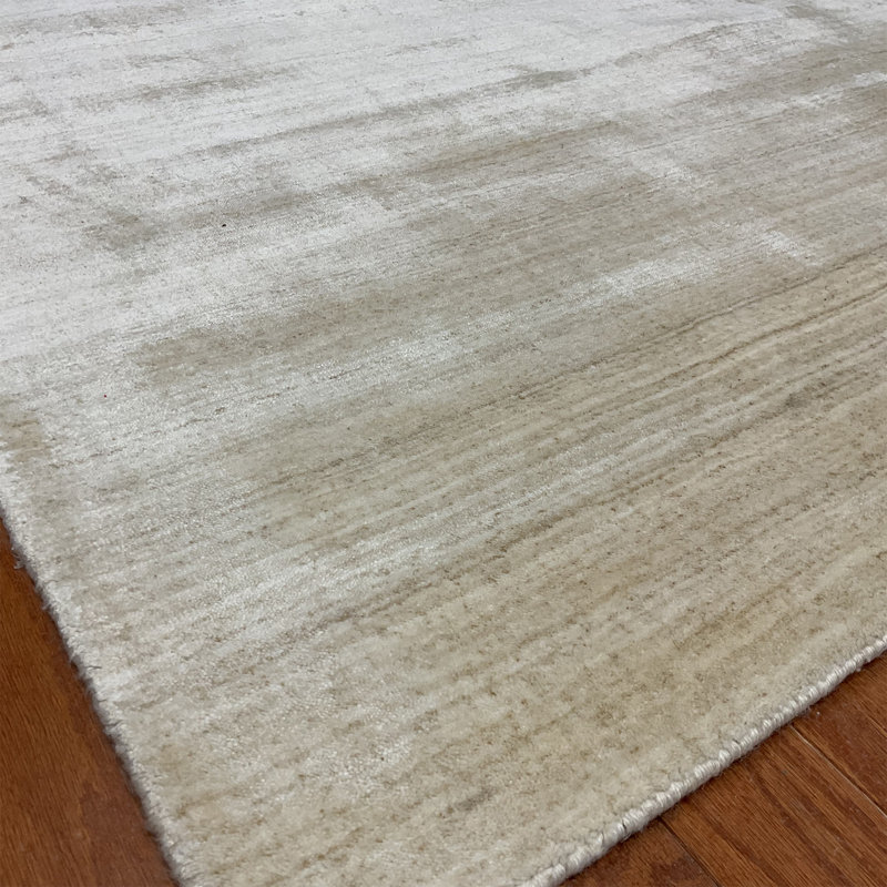 Tapis en soie noué à la main, Rectangulaire 8 pi x 10 pi