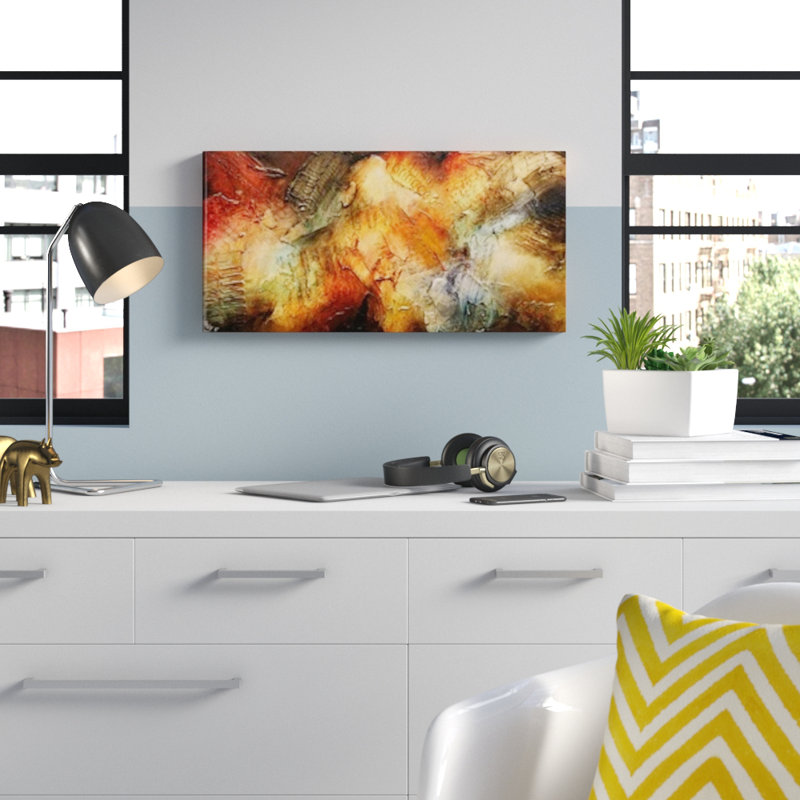 « sansara xvii », impression, H 24 po x l 48 po x p 1,5 po, Toile