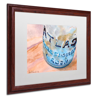 «Atlas Jar» par Jennifer Redstreake, reproduction d'art encadrée