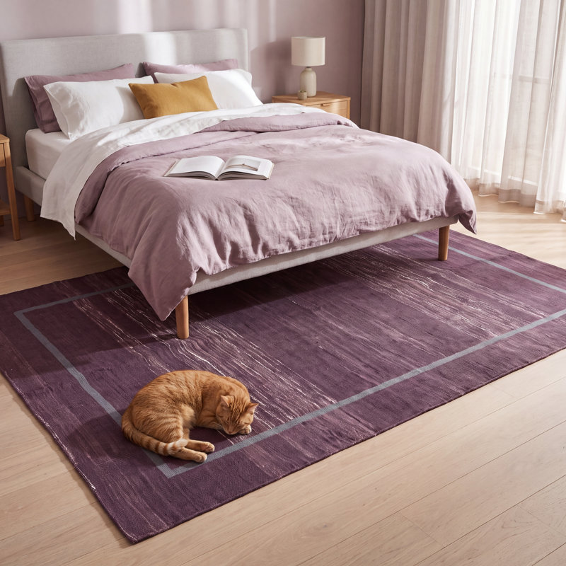 Tapis Coventry moderne minimaliste à bordure géométrique grise et blanche, lavable à la machine, antidérapant, à poils courts, pour intérieur et extérieur, adapté aux animaux domestiques, idéal pour le salon, la chambre, la salle à manger, l'entrée, le corridor ou le bureau.