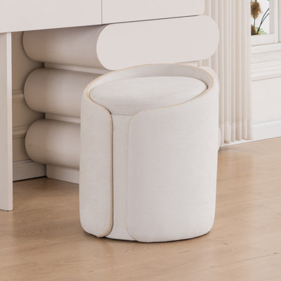 Eleny Upholstered Velvet Storage Ottoman