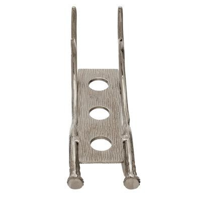 Cobbs Tabletop Wine Bottle Rack in Silver