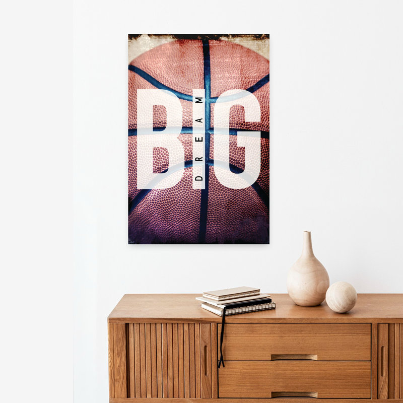 «Dream Big», art contemporain, H 24 po x l 16 po
