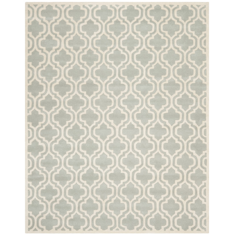 Tapis en laine touffeté à la main Carolene, Rectangle 8 pi x 10 pi