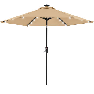 Cutshall Lighted Tilt Market Umbrella