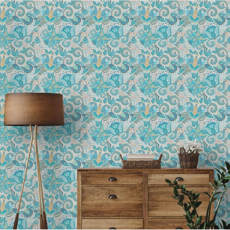 Panneau de papier peint, L 10,4 po x l 25 po, Vinyle
