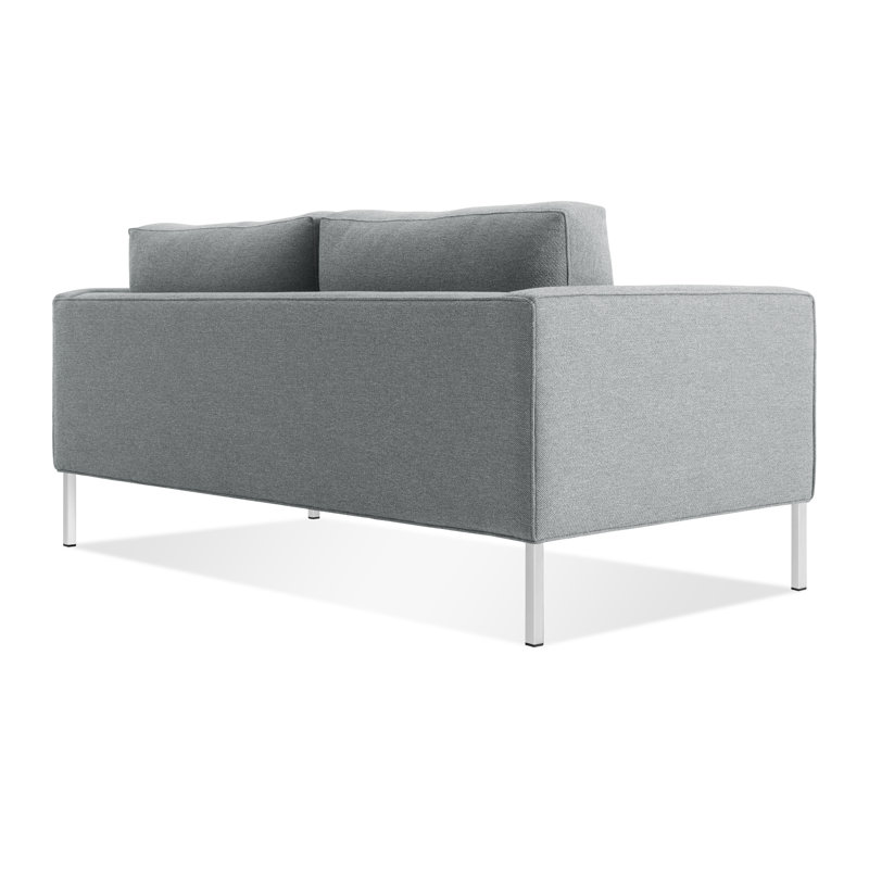Paramount Loveseat, Sanford Ceramic Crossweave, Metal