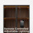 92.5'' H Two-Piece Bookcase With Led Lighting-1859782803