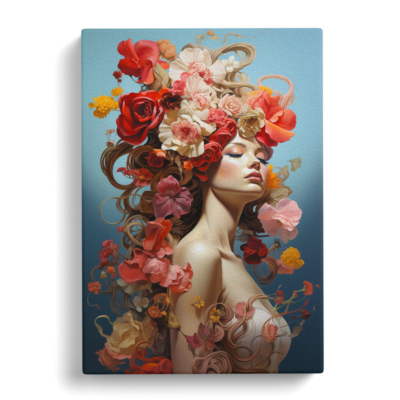 Floral Surrealism No.2 - Print, 50cm H x 35cm W x 3cm D