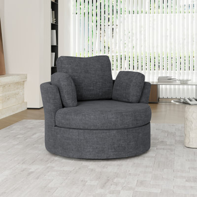 Fauteuil demi-tonneau pivotant l 42,1 po Berey